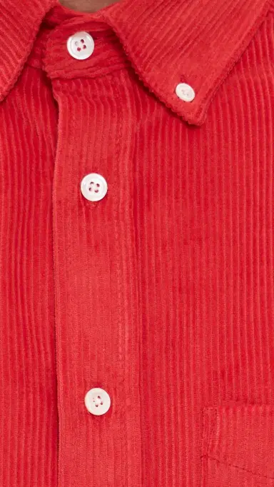 Portuguese Flannel Lobo Corduroy Button Down | Thumbnail 6
