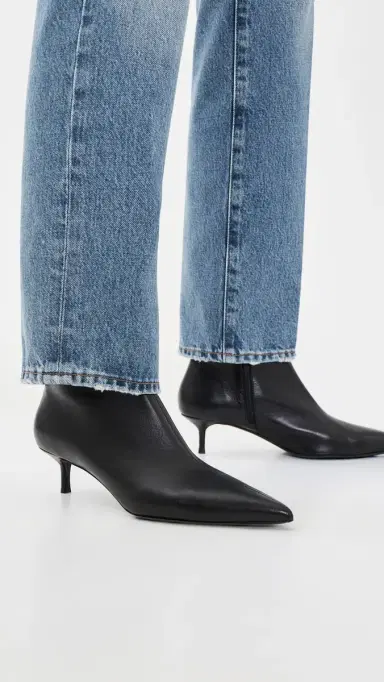 Staud Sebastian Kitten Heel Ankle Boots | Thumbnail 3