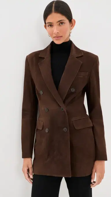 ARMA Safia Suede Blazer | Thumbnail 3