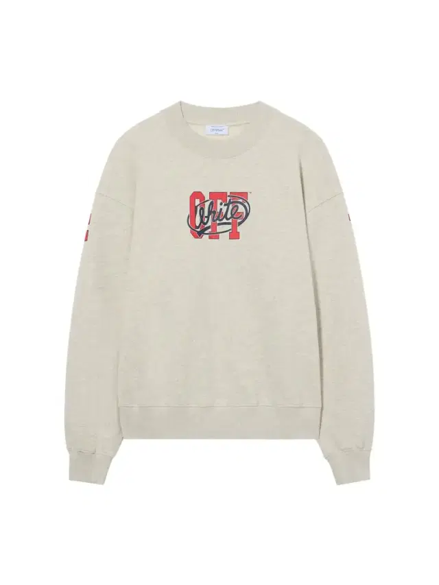 Off-White Off College Oversized Crewneck