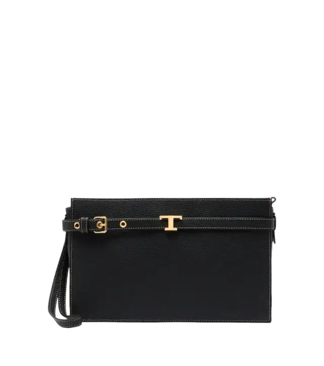 Tod's T Signature Small leather clutch