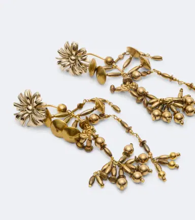 Dries Van Noten Embellished drop earrings | Thumbnail 4