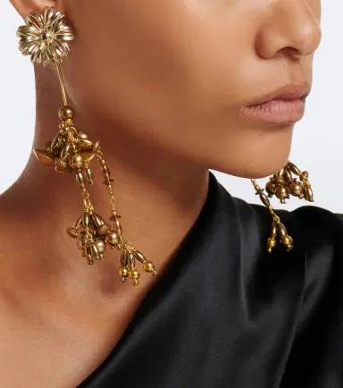 Dries Van Noten Embellished drop earrings | Thumbnail 5
