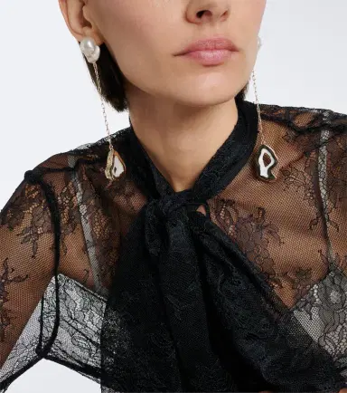 Erdem Embellished drop earrings | Thumbnail 5
