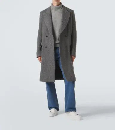 Gabriela Hearst Mcaffrey herringbone wool and cashmere coat | Thumbnail 4