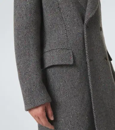 Gabriela Hearst Mcaffrey herringbone wool and cashmere coat | Thumbnail 5