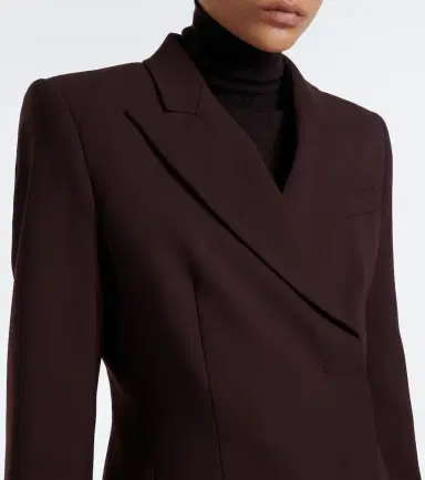 Sportmax Double-breasted wool-blend blazer | Thumbnail 4