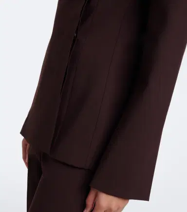 Sportmax Double-breasted wool-blend blazer | Thumbnail 6