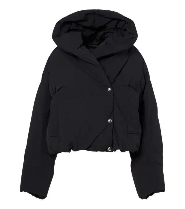 Sportmax Cropped hooded down jacket