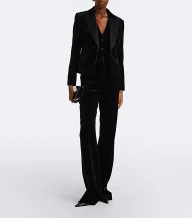 Max Mara Elegante cotton velvet blazer | Thumbnail 5