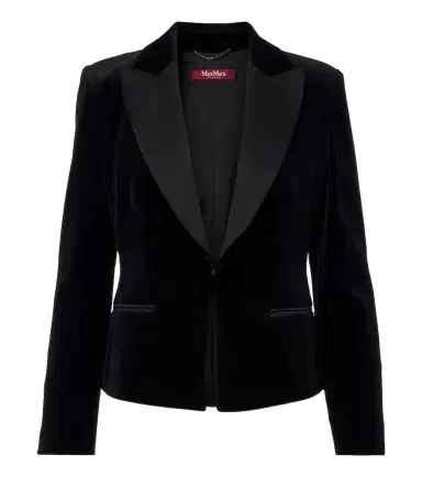 Max Mara Elegante cotton velvet blazer | Thumbnail 1