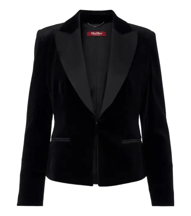 Elegante cotton velvet blazer