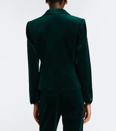Max Mara Elegante cotton velvet blazer | Thumbnail 2
