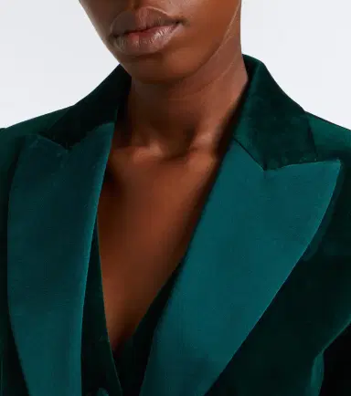 Max Mara Elegante cotton velvet blazer | Thumbnail 5