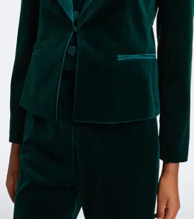 Max Mara Elegante cotton velvet blazer | Thumbnail 6
