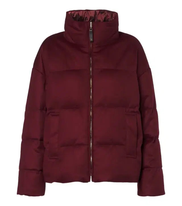 Cashmere puffer jacket