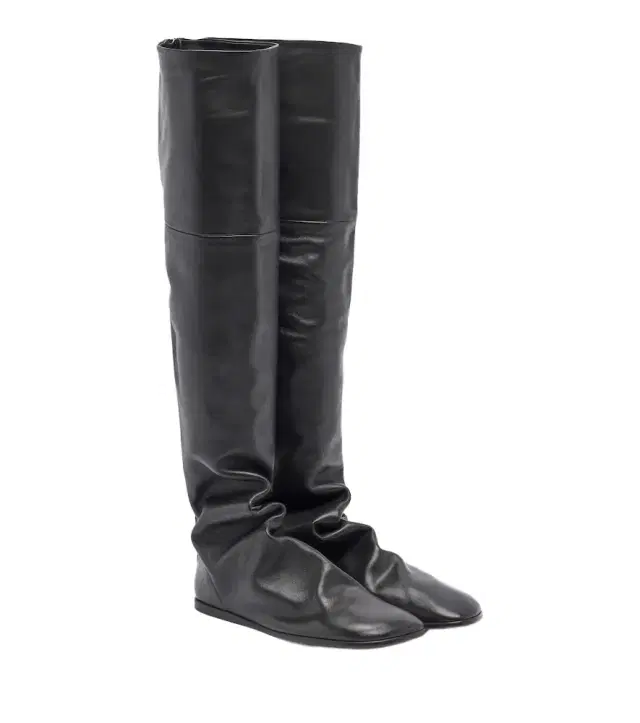 Lemaire Glove leather knee-high boots