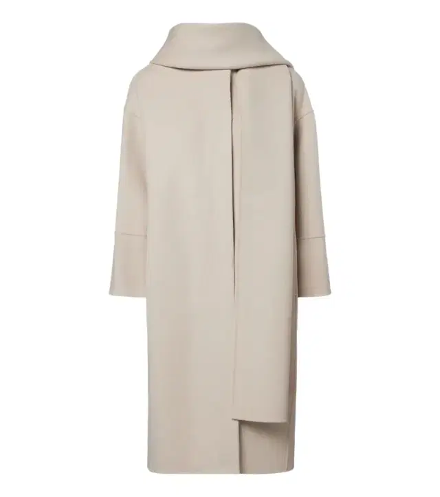 'S Max Mara 'S Max Mara Scarf-detail virgin wool coat