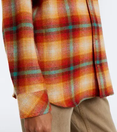 God’s True Cashmere Red Sun Shadow plaid cashmere shirt | Thumbnail 3