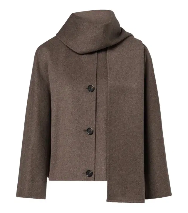 'S Max Mara 'S Max Mara Scarf-detail wool jacket