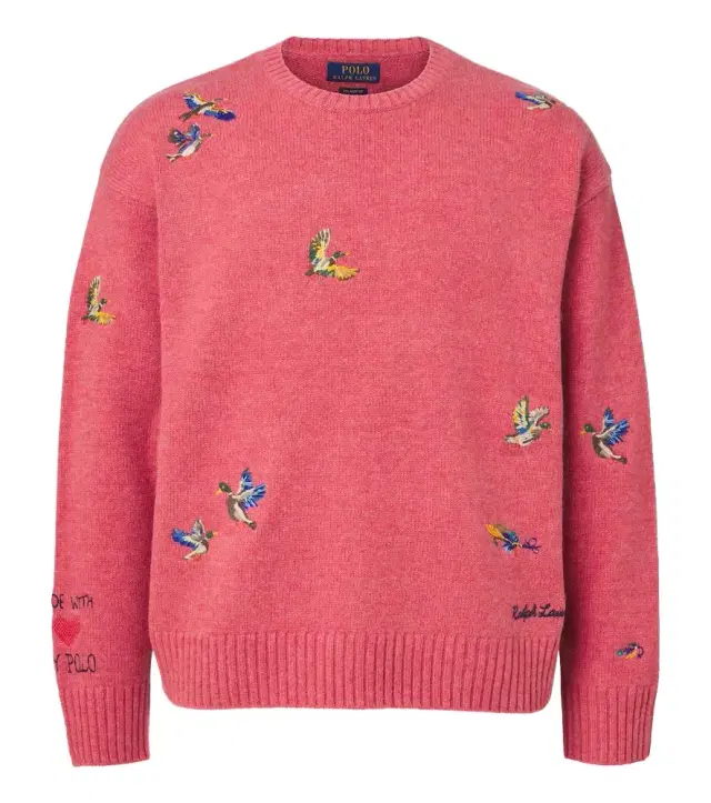 Polo Ralph Lauren Embroidered wool and alpaca sweater