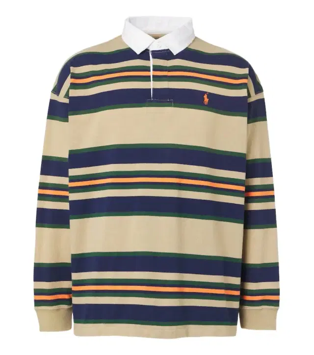 Polo Ralph Lauren Striped cotton jersey polo sweater