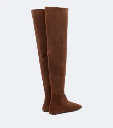 Max Mara Studded suede over-the-knee boots | Thumbnail 3 Max Mara Studded suede over-the-knee boots | Thumbnail 3