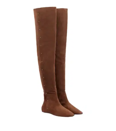 Max Mara Studded suede over-the-knee boots | Thumbnail 1 Max Mara Studded suede over-the-knee boots | Thumbnail 1