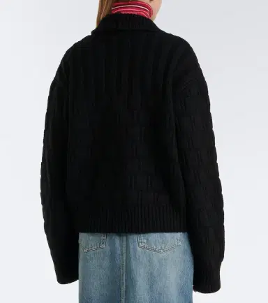 Dries Van Noten Wool and cashmere cardigan | Thumbnail 2