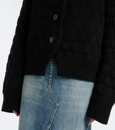 Dries Van Noten Wool and cashmere cardigan | Thumbnail 4