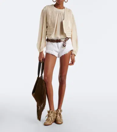 Isabel Marant Bobby snake-effect leather wedge sneakers | Thumbnail 6