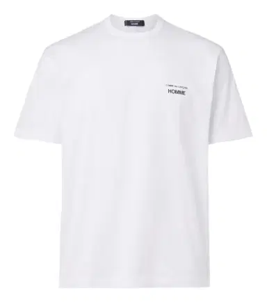 COMME des GARCONS HOMME Comme des Garçons Homme Logo cotton jersey T-shirt | Thumbnail 1 COMME des GARCONS HOMME Comme des Garçons Homme Logo cotton jersey T-shirt | Thumbnail 1