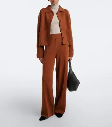 Jardin des Orangers Wool and cashmere wide-leg pants | Thumbnail 4