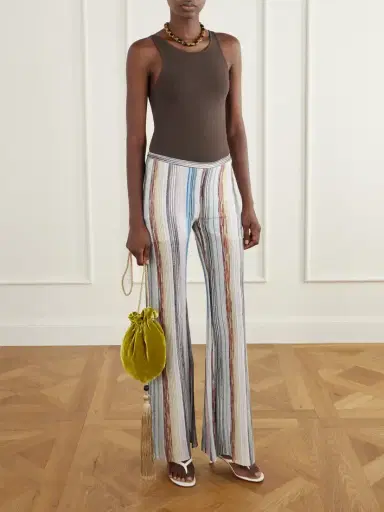 Missoni Striped Knitted Flared Pants | Thumbnail 2