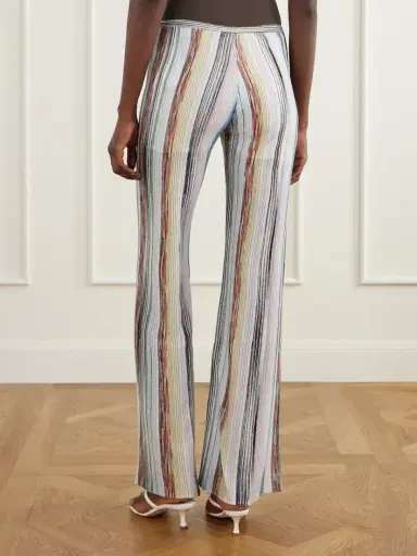 Missoni Striped Knitted Flared Pants | Thumbnail 3