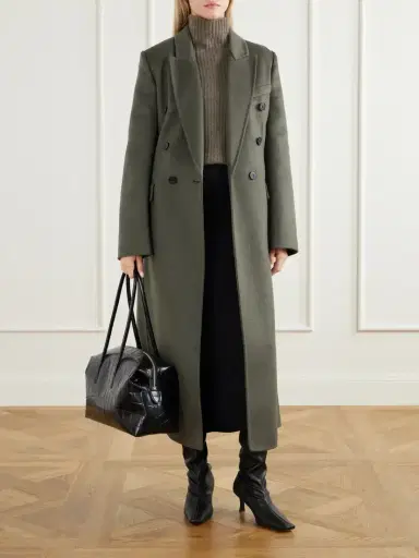DeMellier The Stockholm Crocodile-effect Leather Shoulder Bag | Thumbnail 3