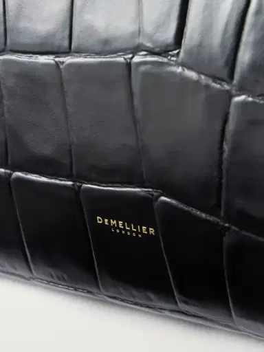 DeMellier The Stockholm Crocodile-effect Leather Shoulder Bag | Thumbnail 5