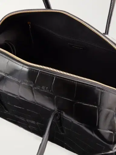 DeMellier The Stockholm Crocodile-effect Leather Shoulder Bag | Thumbnail 6
