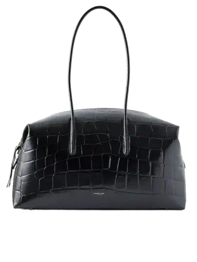 DeMellier The Stockholm Crocodile-effect Leather Shoulder Bag | Thumbnail 1