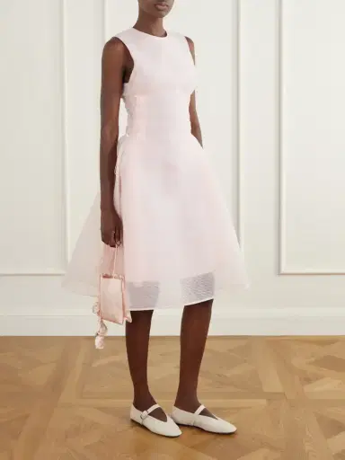 Cecilie Bahnsen Floria Cloque Midi Dress | Thumbnail 2