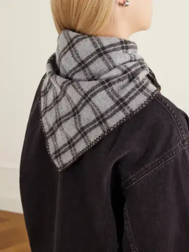 mfpen Checked Virgin Wool Scarf | Thumbnail 3