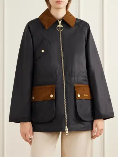 Barbour Treeton Corduroy-trimmed Cotton Jacket | Thumbnail 3 Barbour Treeton Corduroy-trimmed Cotton Jacket | Thumbnail 3
