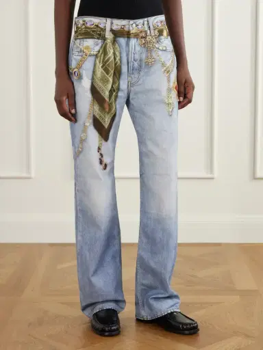 Acne Studios Pazer Tlo Trompe-l’oeil Straight-leg Jeans | Thumbnail 2