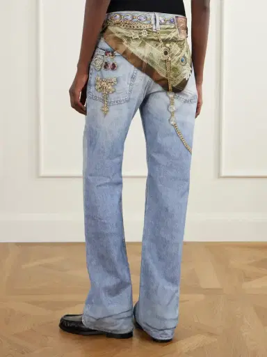 Acne Studios Pazer Tlo Trompe-l’oeil Straight-leg Jeans | Thumbnail 3