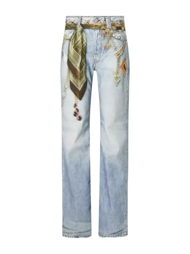 Acne Studios Pazer Tlo Trompe-l’oeil Straight-leg Jeans