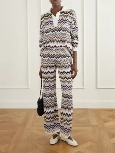 Missoni Striped Knitted Polo Sweater | Thumbnail 2