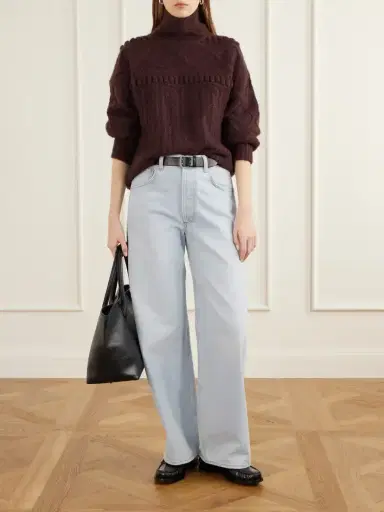 Guest In Residence Super Cloud Cashmere And Silk-blend Knitted Turtleneck Sweater | Thumbnail 2 Guest In Residence Super Cloud Cashmere And Silk-blend Knitted Turtleneck Sweater | Thumbnail 2