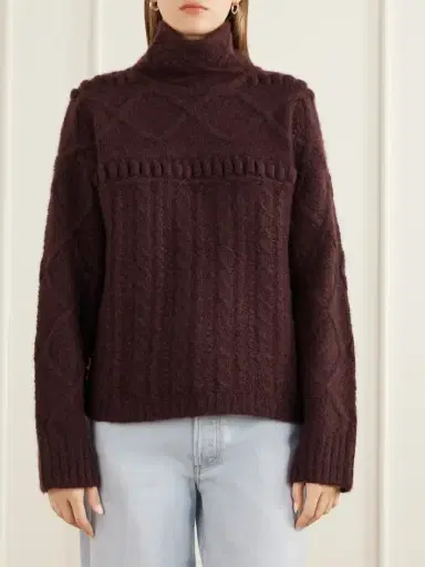 Guest In Residence Super Cloud Cashmere And Silk-blend Knitted Turtleneck Sweater | Thumbnail 3 Guest In Residence Super Cloud Cashmere And Silk-blend Knitted Turtleneck Sweater | Thumbnail 3