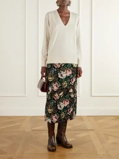 Dries Van Noten Ribbed Merino Wool Sweater | Thumbnail 2
