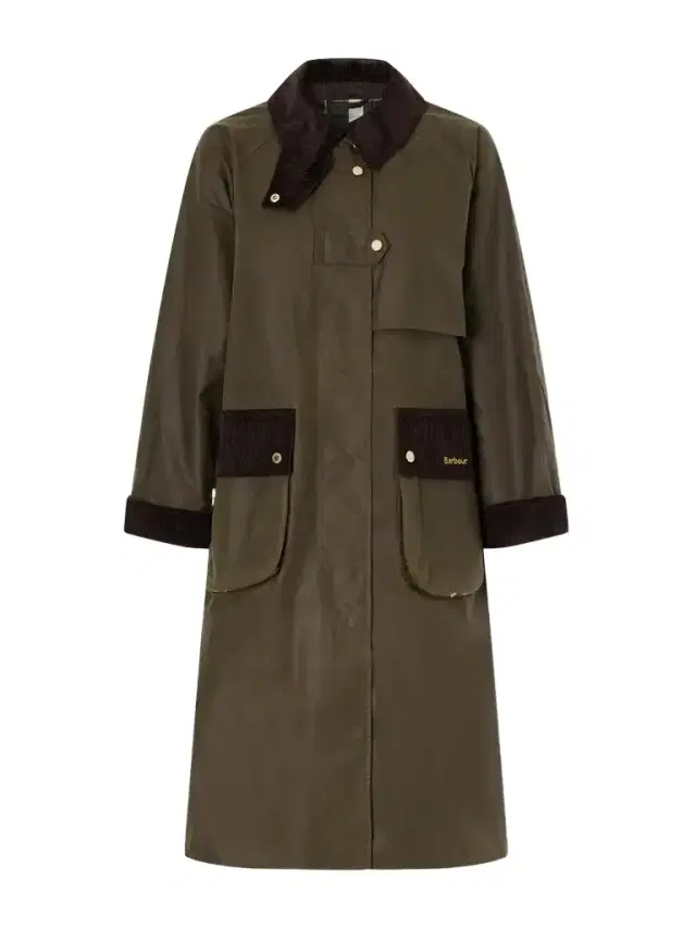 Kirklees Corduroy-trimmed Waxed Cotton Jacket